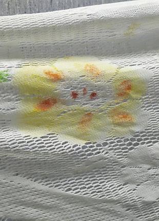 Шаль платок с бахромой