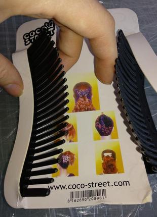 Заколка для волосся с деревянными бусинами