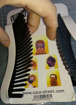 Заколка для волосся с деревянными бусинами