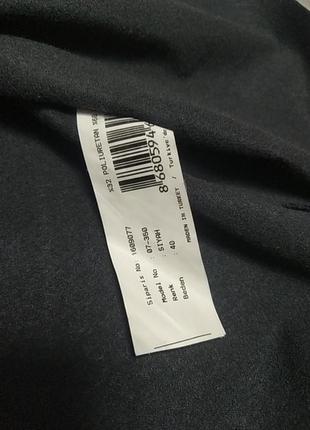 Женская кожанная юбка с карманами4 фото