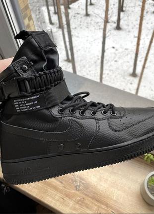 🖤🍁🖤nike air force special field all black🖤🍁🖤кроссовки найк форс чёрные высокие