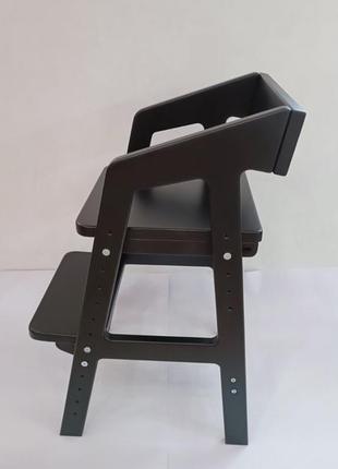 Зростаючий дитячий стілець чорний від 1,5 до 14 років4 фото