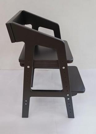Зростаючий дитячий стілець чорний від 1,5 до 14 років5 фото