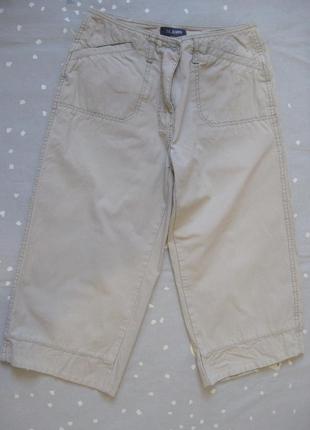 Бриджи женские светлые хлопок nl jeans разм s-m(8)