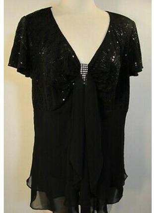 Блуза нарядная r&m richards  женская с которыми рукавами