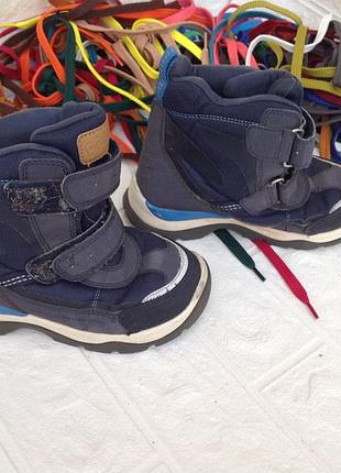 Кроссовки зимние на липучках внутри мех ponny sympatex р.30  18,5-19см