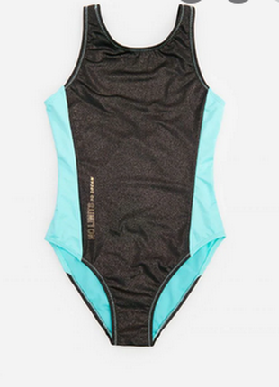 Блестящий слитный купальник 98-104 reserved