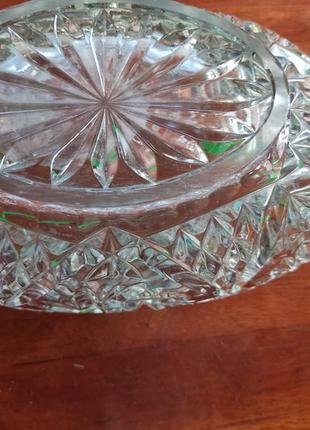 Ваза кришталева тура богемія