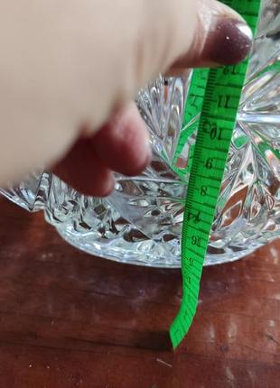 Ваза кришталева тура богемія