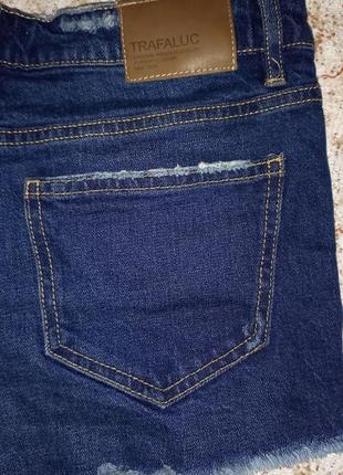 Шорти джинсові zara authentic denim4 фото