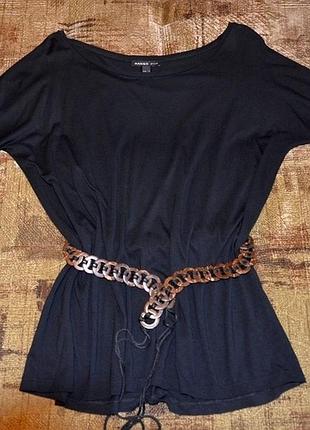 Стильная блуза mango, красивая туника, базовая футболка, оверсайз, размер m