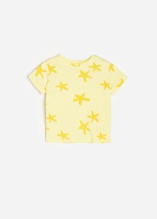 Бавовняна футболка з принтом reserved 74 р