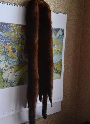 Горжетка шарф из норки натуральный мех3 фото