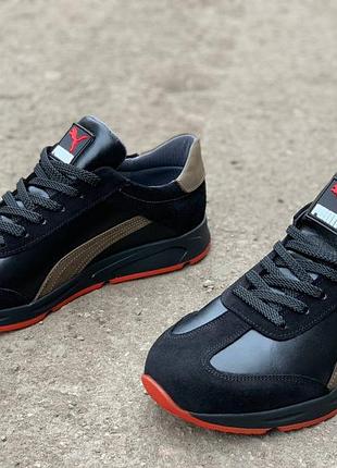 Замшавые кроссовки puma3 фото
