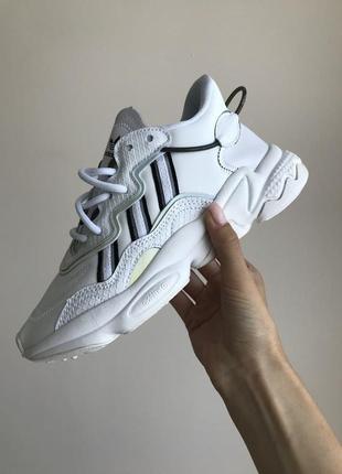 Женские кроссовки adidas ozweego white black 36-37