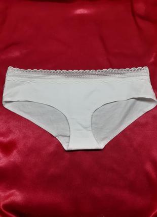 Белые білі хлопковые кружевные сексуальные секси трусы трусики на высокой средней посадке с закрытой попой винтажные базовые большого размера