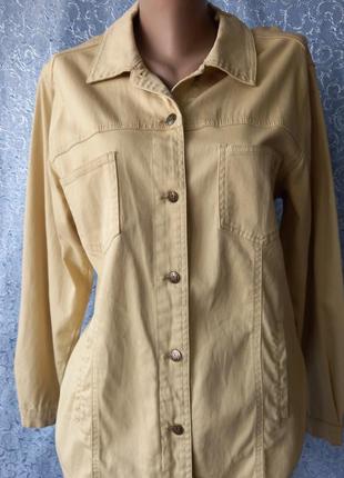 Коттоновый пиджак размер 48-50