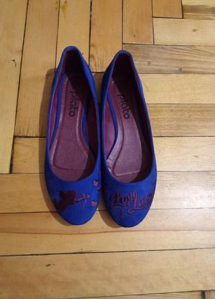 Балетки фірмові plato, розмір 38.