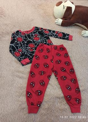 Флисовый костюм spider man