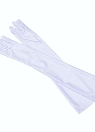 7-20 довгі жіночі рукавички весільні женские длинные перчатки свадебные3 фото