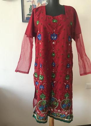 Индичное платье туника
