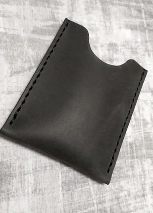 Картхолдер з натуральної шкіри crazy horse