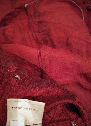 Сорочка вінтаж з італії кольору бордо bottega6 фото