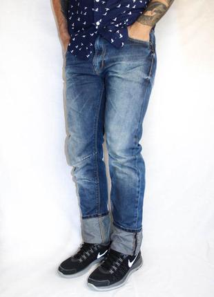 Стильные зауженные джинсы pull & bear2 фото