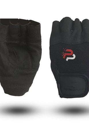 Перчатки для фитнеса powerplay 9117 черные xl