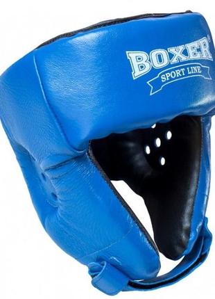 Шолом боксерський (l ) кожвініл boxer sport line