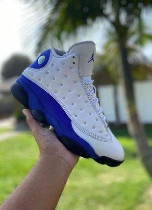 Кроссовки женские  air jordan 13 hyper royal