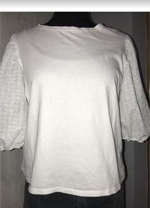 Женственная хлопковая блузка5 фото
