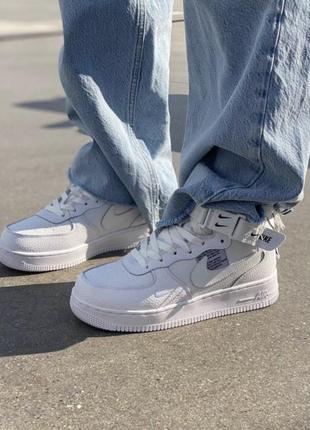 Высокие кроссовки nike air force1 фото