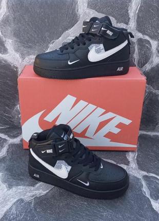 Кросівки високі Breast nike air чорні