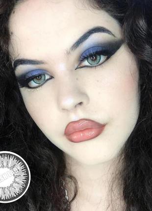 Кольорові сірі лінзи cos для очей. лялькові сірі лінзи. кольорові лінзи для очей.7 фото