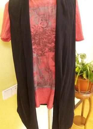 Жилет чорний трикотаж cecil раз. 40-42-xl