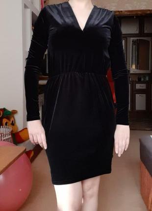 Велюрова сукня с рукавом missguided