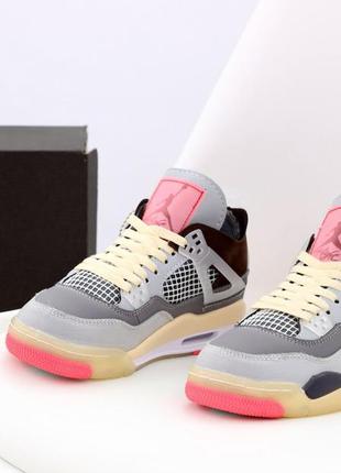 Код 14124 ультра яскраві жіночі кросівки nike air jordan 44 фото