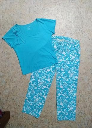 Пижама комбинированная легкая, каттон,jolinesse,размер l