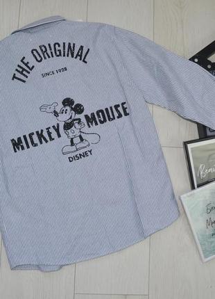 10 лет 140 см новая фирменная рубашка мальчику mickey mouse disney зара zara8 фото