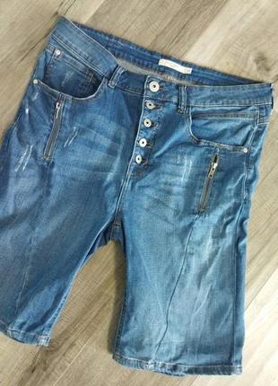 Жіночі джинсові шорти з високою посадкою4 фото
