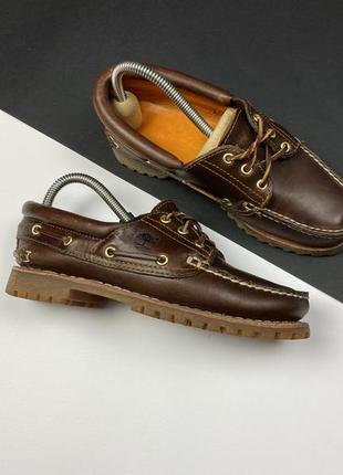 Топ-сайдери timberland icon 3-eye classic натуральная кожа коричневые 37 размер