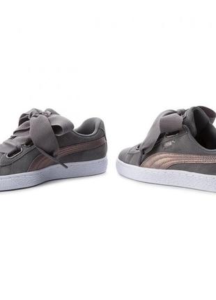 Замшевые кроссовки пума puma suede heart lunalux wns 366114013 фото