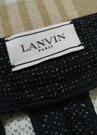 Lanvin paris стильные укороченные  брюки дорогой бренд. италия.