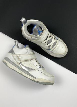 Кроссовки детские nike jordan flight 45 original  белые кожаные