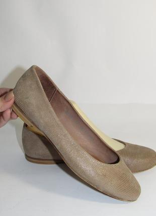 Schucco кожаные женские туфли балетки 37 размер h122 фото