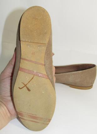Schucco кожаные женские туфли балетки 37 размер h123 фото