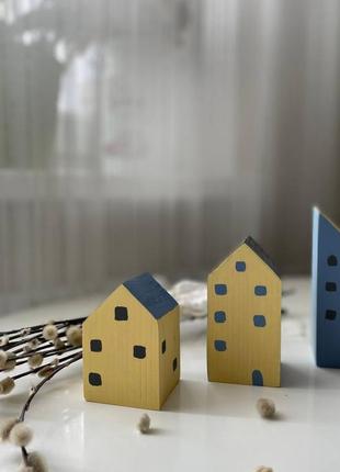 Набор для творчества/ деревянные домики/ декор из дерева/подарочный набор