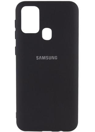 Чохол silicone cover full protective для samsung galaxy a21s black