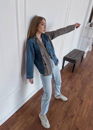 Максимально стильні піджаки 🤩 твід в поєднанні з денімом💔💔💔2 фото